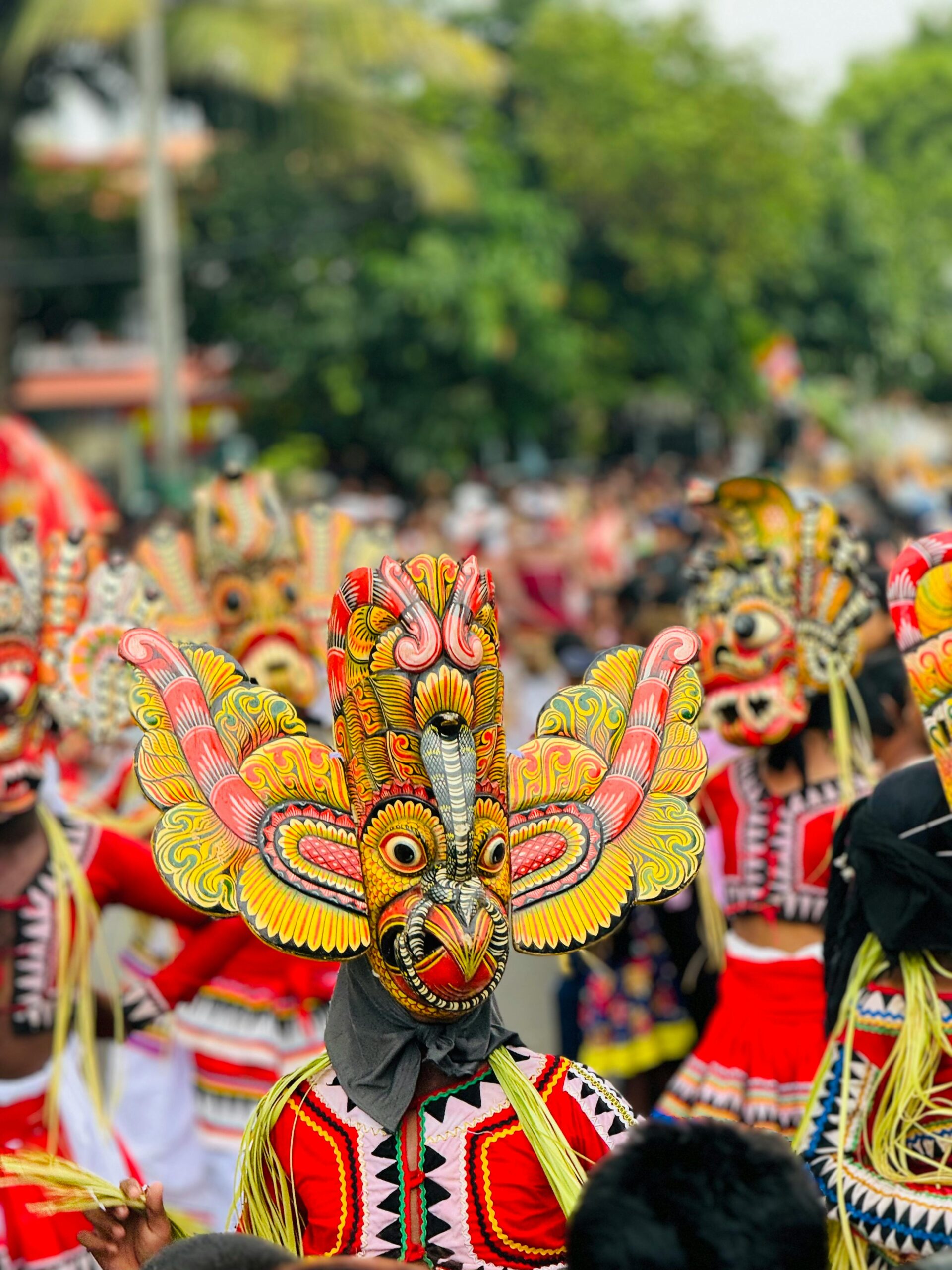 Lion Rock Ceylon Tours cultural dance experience featuring Kandyan dancers, traditional drums, and vibrant costumes in Sri Lanka.