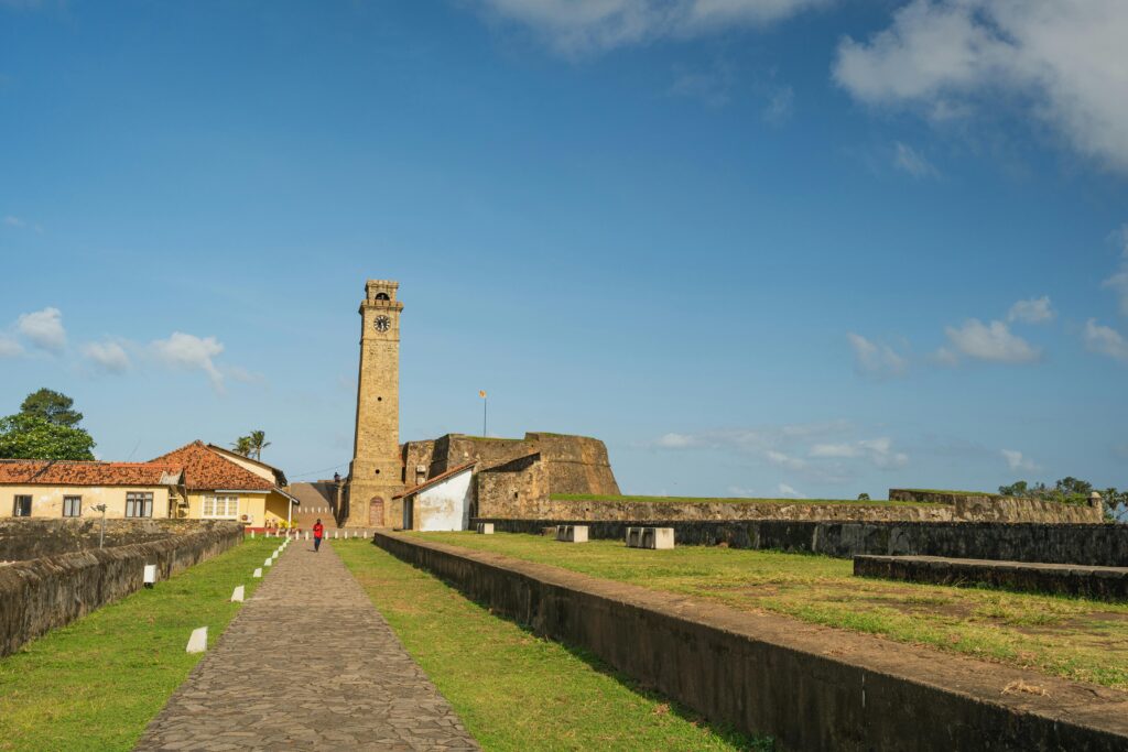 Lion Rock Ceylon Tours Down South beach experience featuring Mirissa, Unawatuna, and Galle Fort in Sri Lanka.
